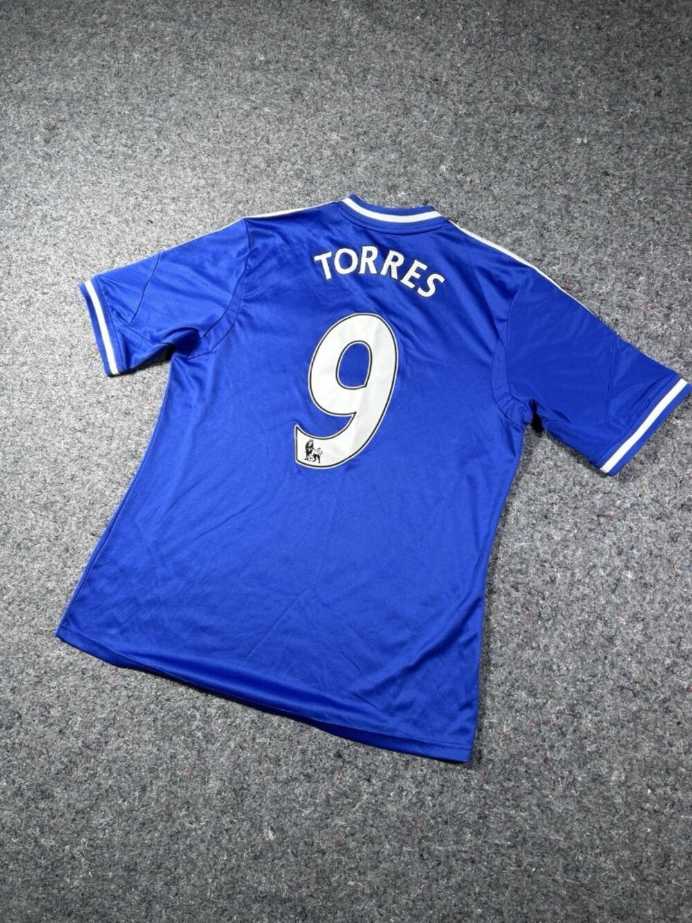 Adidas Chelsea FC 2013/14 Home Jersey Torres #9 Samsung Climacool Size L